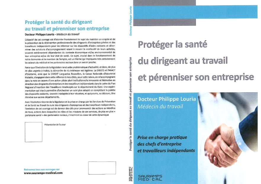 Livre protéger la santé du dirigeant au travail et pérenniser son entreprise